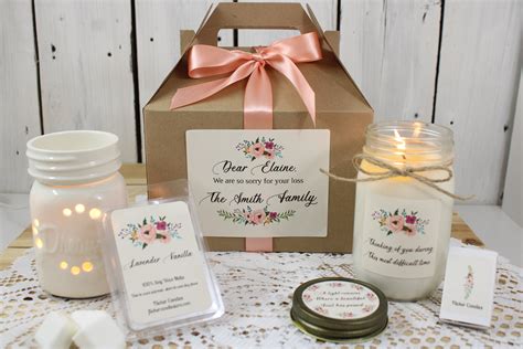 Sympathy Candle T Condolence T Box Condolence Candle Etsy Uk