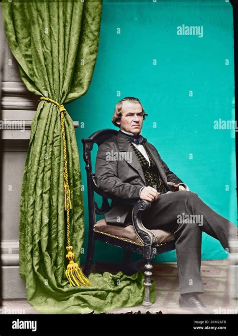 Andrew Johnson. c. 1860-1870. Photographer: Mathew Brady Studio. With ...