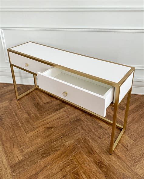 Тумба под тв с двумя выдвижными ящиками (For miss) белый мдф 120x59x30 ...