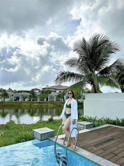 NSƯT Trịnh Kim Chi tự tin mặc bikini hai mảnh nhỏ xíu ở tuổi 52 Saostar vn