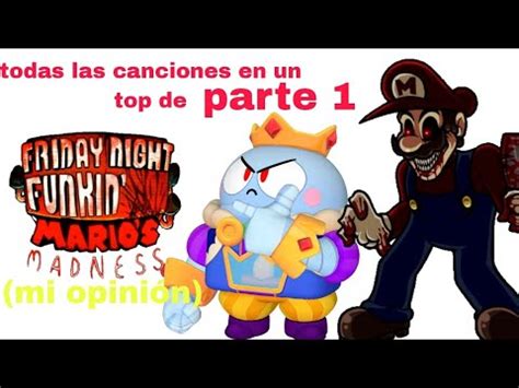 Todas Las Canciones De Mario Madness V2 En Un Top Friday Night Funkin