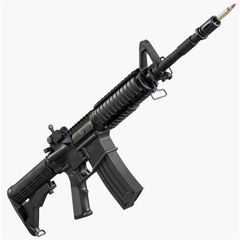 Artstation Realistic 3d Model Of Carbine M4a1