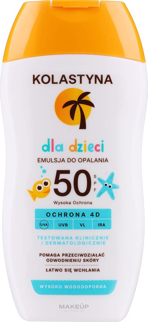 Kolastyna SPF 50 Ochrona 4D - Kids Sunscreen Emulsion | Makeup.uk