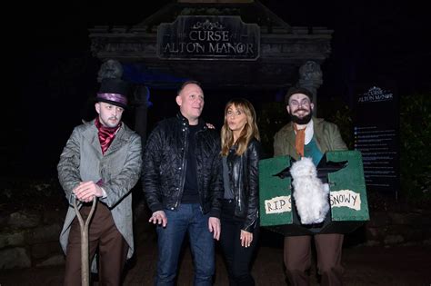 Celebrities Try Alton Towers Newest Frightening Attraction Derbyshire