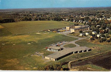 Williamson New York Central School Birdseye View Vintage Postcard ...