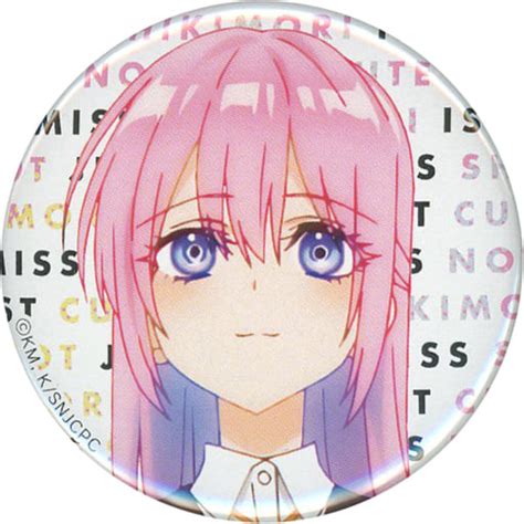 Badge Pins Shikimori Smiling Looking Up Not Only Cute But Also