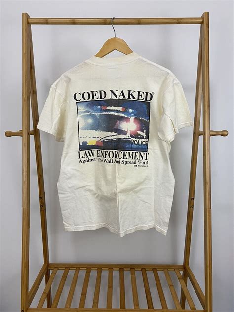 VTG Coed Naked Law Enforcement Against The Wall Sprea Gem