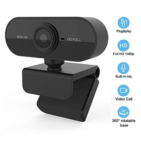 Webcam Pc Full Hd Plug And Play Usb 2.0 Con Micrófono