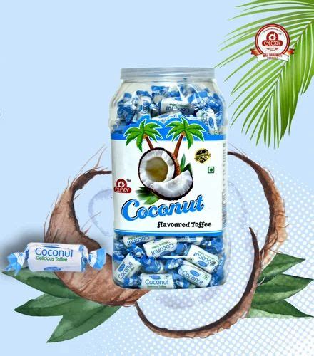 Whitetoffee Rectangular Glory Coconut Flavoured Toffee Packaging