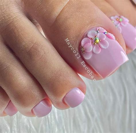 Pin By Manualidades Silvy On Pedicure In 2024 Gel Toe Nails Long