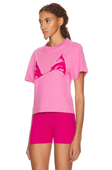 Jacquemus Le T Shirt Bikini In Print Wet Effect Fwrd