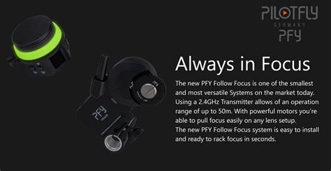 Follow Focus Systems - Wireless Follow Focus Systems | Pilotfly