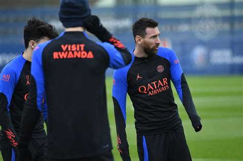 La séance d entraînement en images Messi de retour Paris Saint Germain