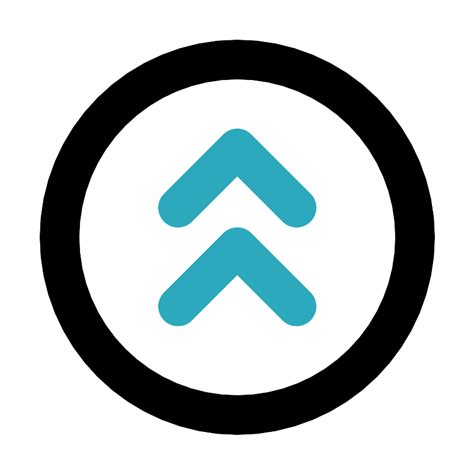 Double Up Sign Circle Vector Svg Icon Svg Repo