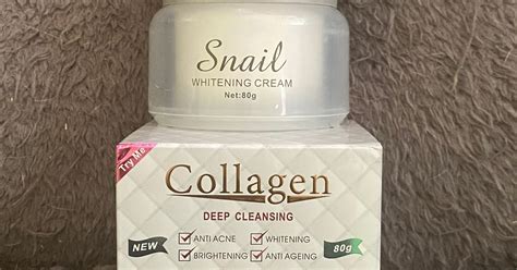 Collagen Deep Cleansing - Snail Whitening Cream - Crème de visage ...
