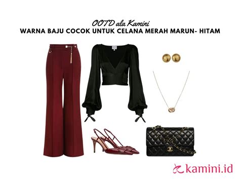 Warna Baju Yang Cocok Untuk Celana Merah Marun