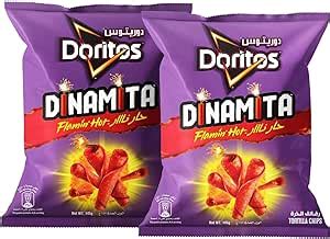 Doritos Dinamita Flamin Hot Tortilla Chips Value Pack X G Buy Online At Best Price In