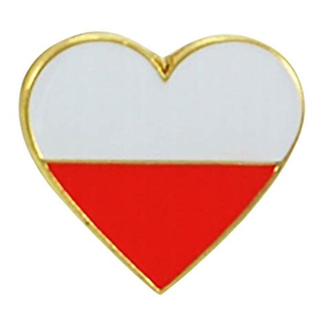 Przypinka Pin Serce Polska Flaga Polski 14479297603 Allegro Pl