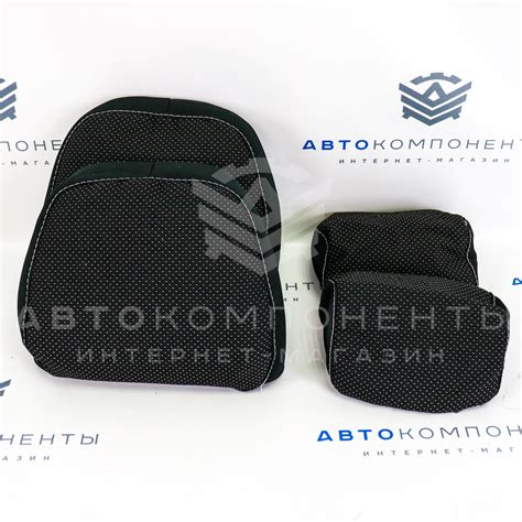 Купить Обивки сидений Лада Приора (хэтчбек) Black Edition (Г-образные ...