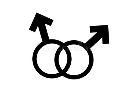 Gay Sexual Orientation Icon Symbol Shape Sign Logo Website Gende Stock Illustration