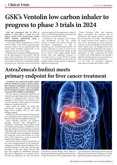 GSKs Ventolin Low Carbon Inhaler To Progress To Phase 3 Trials In 2024