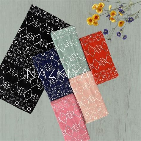 Jual Kain Batik Kain Batik Cap Kain Garutan Motif Kumeli Sasiko