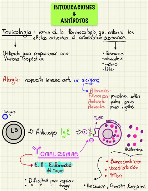 Solution Farmacolog A Intoxicaciones Ant Dotos Studypool