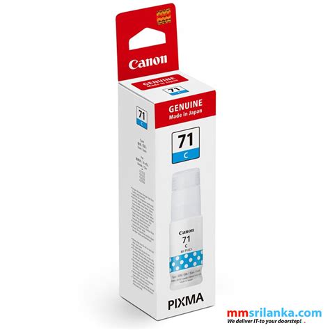 Canon Gi Cyan Ink Bottle