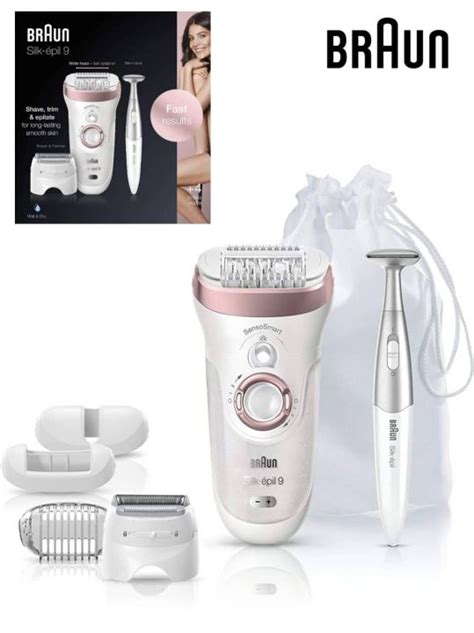 Braun Silk épil Facial Hair Removal for Women Bikini Trimmer Womens Shaver Wet Dry