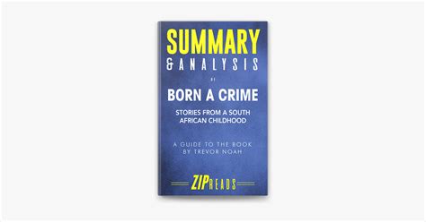 ‎Summary & Analysis of Born a Crime on Apple Books