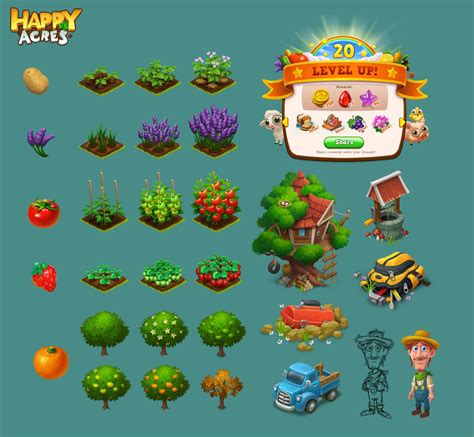 Artstation Art Of Happy Acres Donny Liang Art Game Art Isometric Art