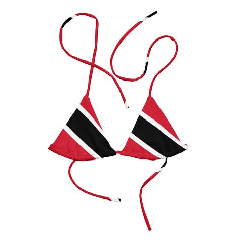Trinidad Bikini Top Trini Swimsuit Red Swimsuit Trinidad Etsy