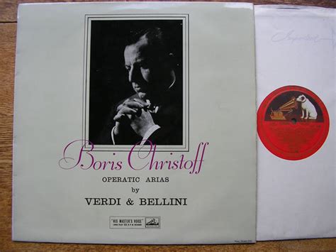 VERDI & BELLINI: OPERATIC ARIAS BORIS CHRISTOFF / ROME OPERA / VITTORI ...