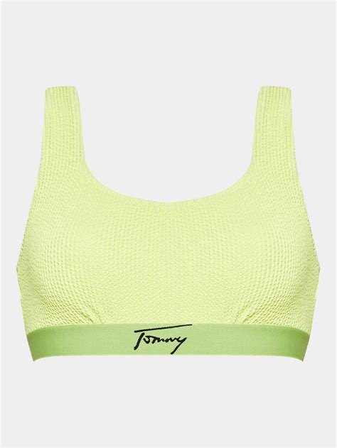 Tommy Jeans Bikini Oberteil Uw Uw Gelb Modivo At