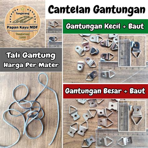 Jual Set Gantungan Skrup Baut Tali Harga Per Mater Gantungan