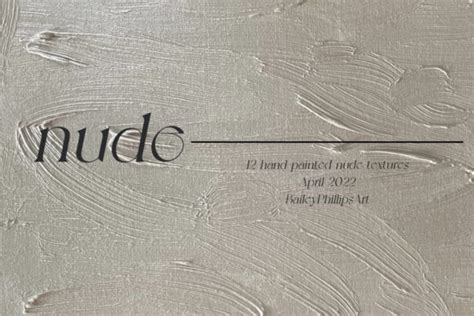 Nude Paint Collection Graphic By BaileyPhillipsArtCo Creative Fabrica