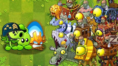 Plants Vs Zombies Final Boss Team Pea Torchwood Plants Max Level