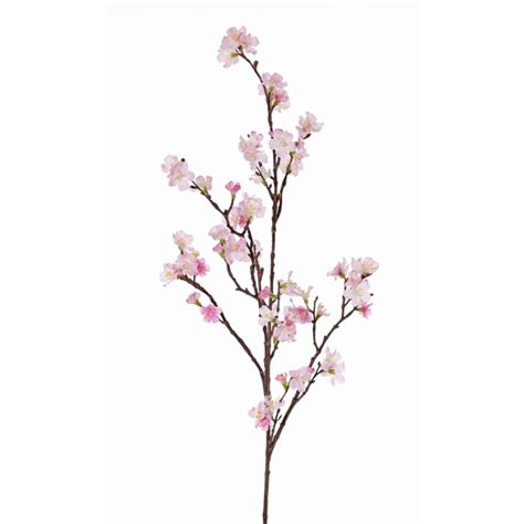 Rama Decorativa De Flor De Cerezo Artificial ARIELLE Con Flores Rosa 95cm