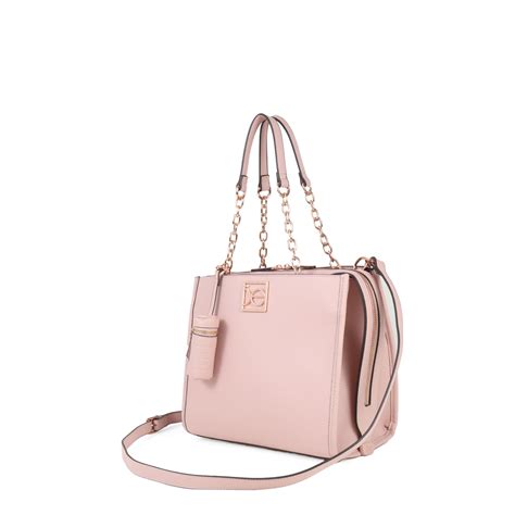 Bolsa Satchel Mediana Con Porta Labial Color Nude Cloe Factory Store