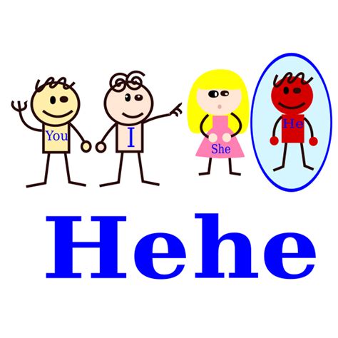 Pronoun He Free Svg
