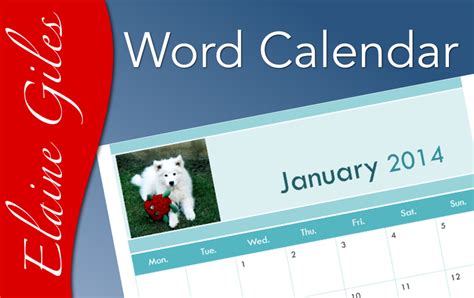Creating calendars in word