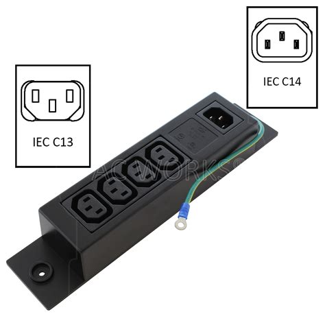 Ac Works Ws Wg Pdu Power Strip Iec C Inlet To Iec C