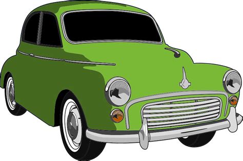 Classic Green Car - Openclipart