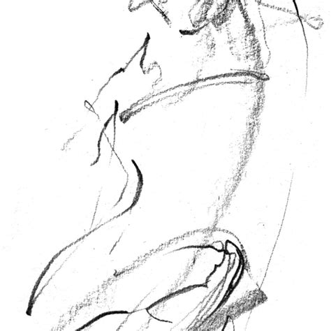 Set Of 3 Black And White Abstract Figure Nude Drawing Etsy