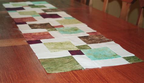 Inspired By Fabric Disappearing Ninepatch Table Runner Tutorial