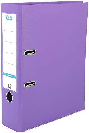 Elba A Mm Plastic Lever Arch File Purple Amazon Co