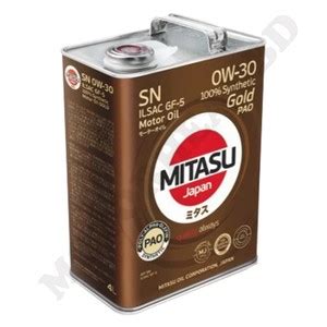 MITASU GOLD 0W-30 4 LITTERS