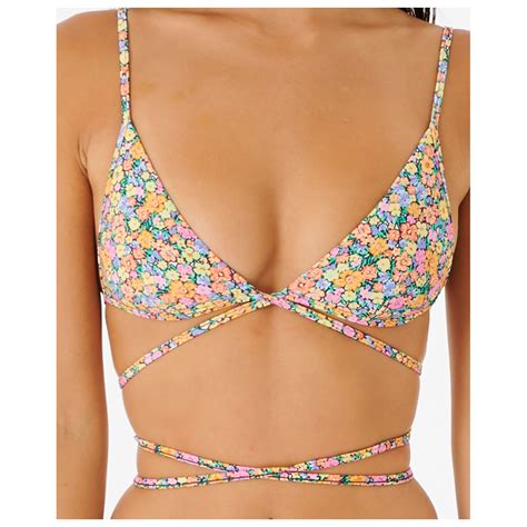 Rip Curl Afterglow Floral Wrap Tri Top Bikini Top Women S Buy Online Bergfreunde Eu
