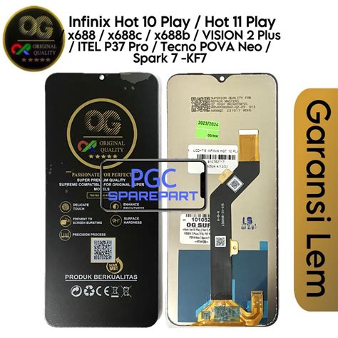 Jual ORIGINAL SUPER OG LCD Touchscreen Fullset Infinix Hot Play Hot Play X