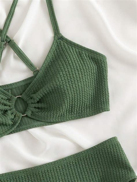 Shein Teen Girls Ring Linked Bikini Baddr Kt Shein Se